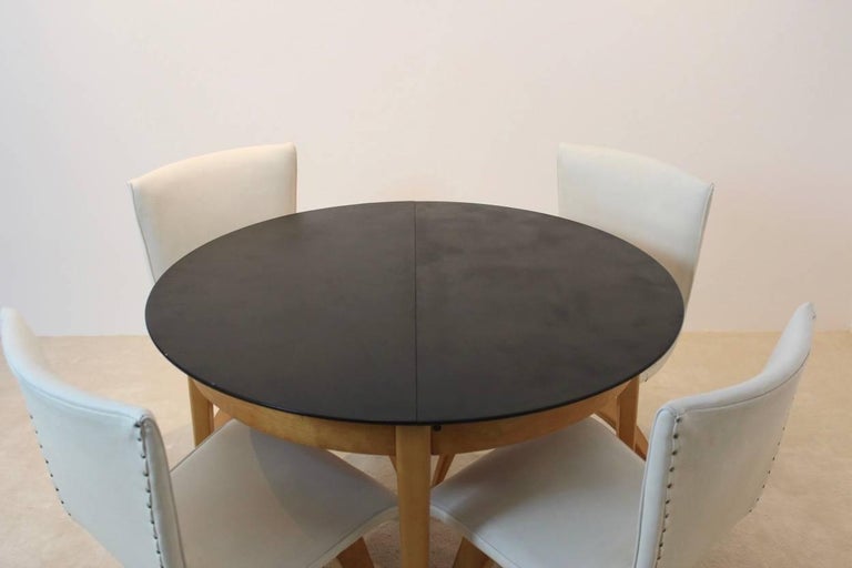Exclusive C J Van Os Culemborg Dutch Birch Dining Set 1950s At 1stdibs Mid Century Modern Exclusive C J Van Os Culemborg Dutch Birch Dining Set 1950s For
