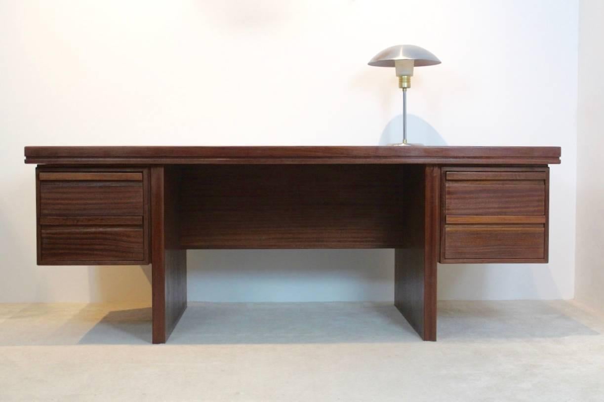 Teak Dutch Executive Desk