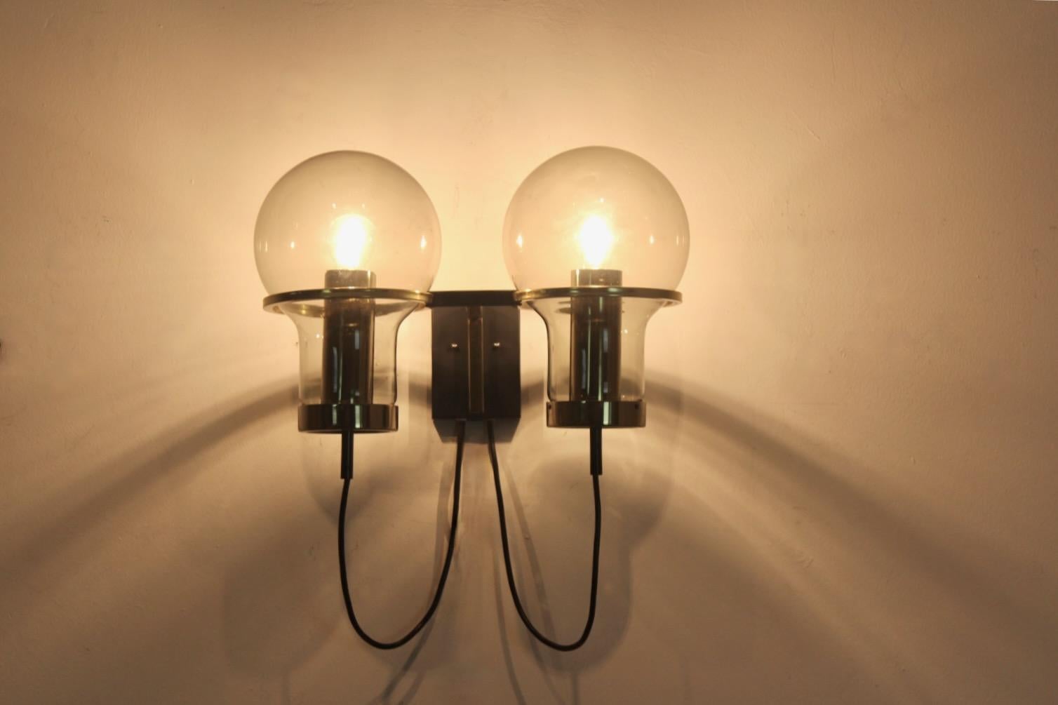 Raak Amsterdam Double Maxi Globe Wall Light, Países Bajos Moderno de mediados de siglo en venta