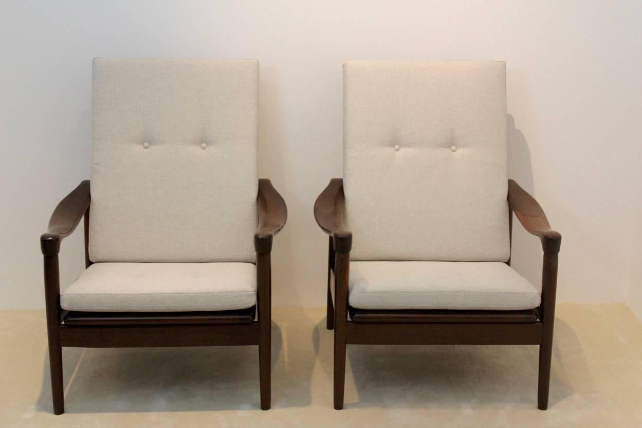Mid-Century Set of Easy Chairs by De Ster Gelderland, Holland In Excellent Condition In Voorburg, NL