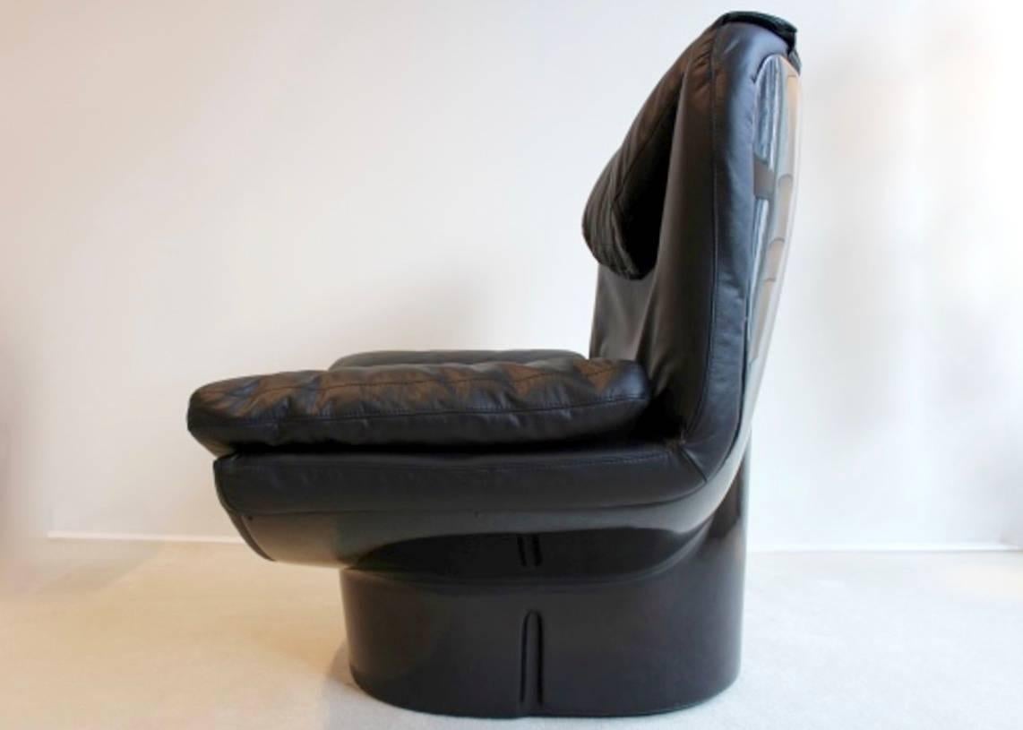 Mid-Century Modern Lounge Chair by Ammannati & Viteli for Comfort Italy, 1970s
