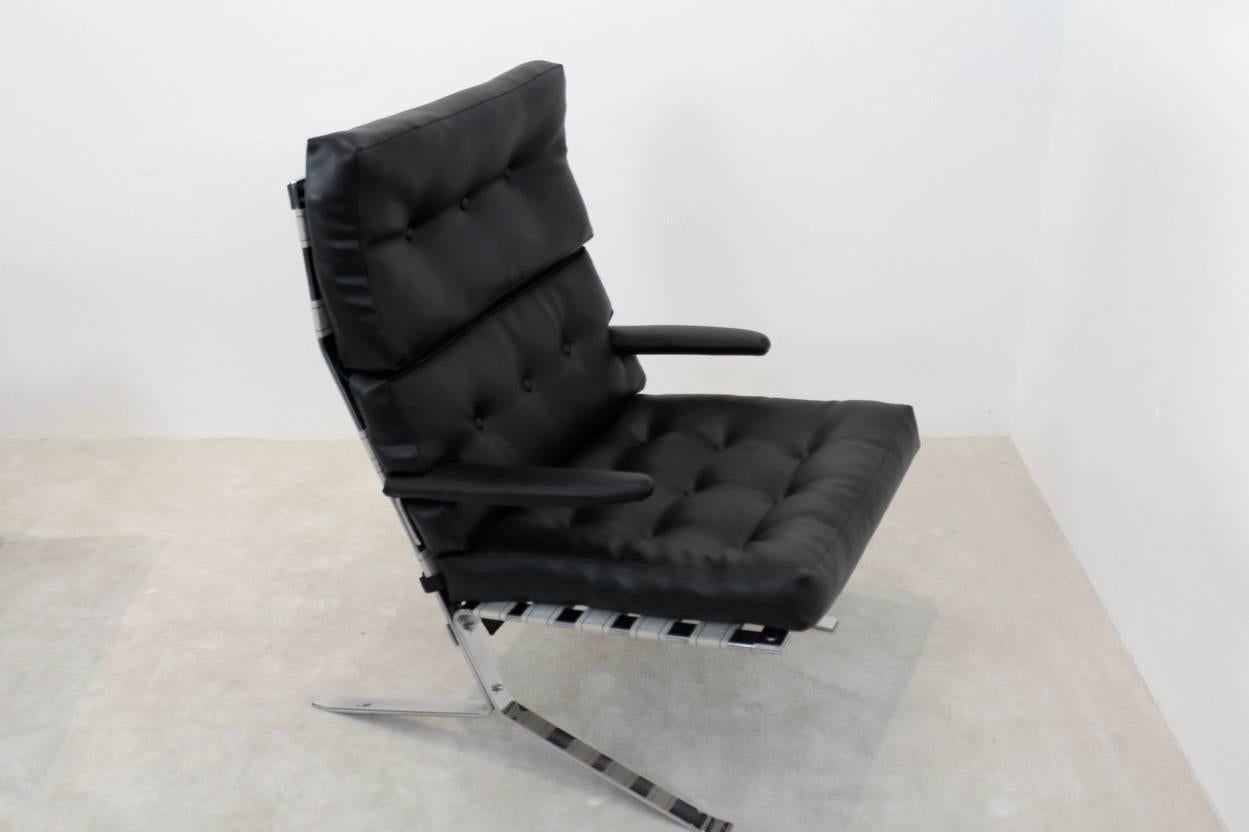 20th Century Mid Century Lounge Chair for Airborne International, Belgium For Sale