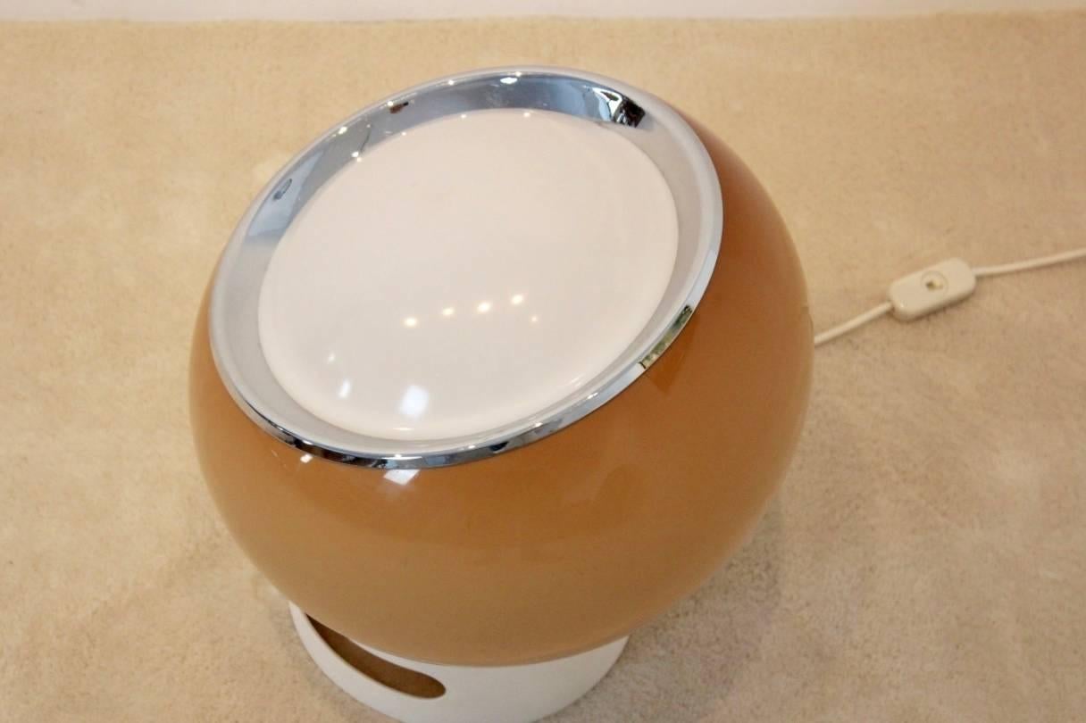 Harvey Guzzini ‘Clan’ Table and Floor Light by Studio 6G, Italy, 1960s In Excellent Condition In Voorburg, NL
