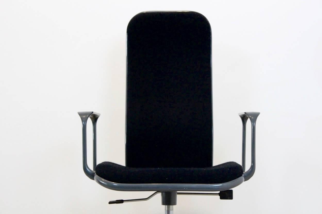 Iconic High Back Supporto Chair by Frederick Scott for Hille, UK, 1970s 1