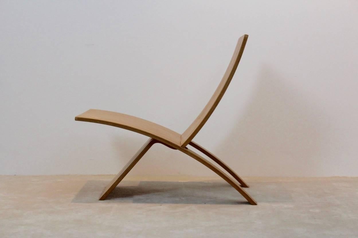 Plywood Westnofa Laminex Lounge Chair by Jens Nielsen, Norway, 1966