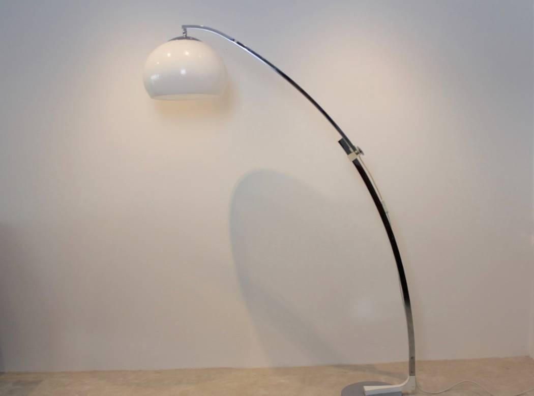 Mid-Century Modern Goffredo Reggiani Italian Arc Floor Lamp