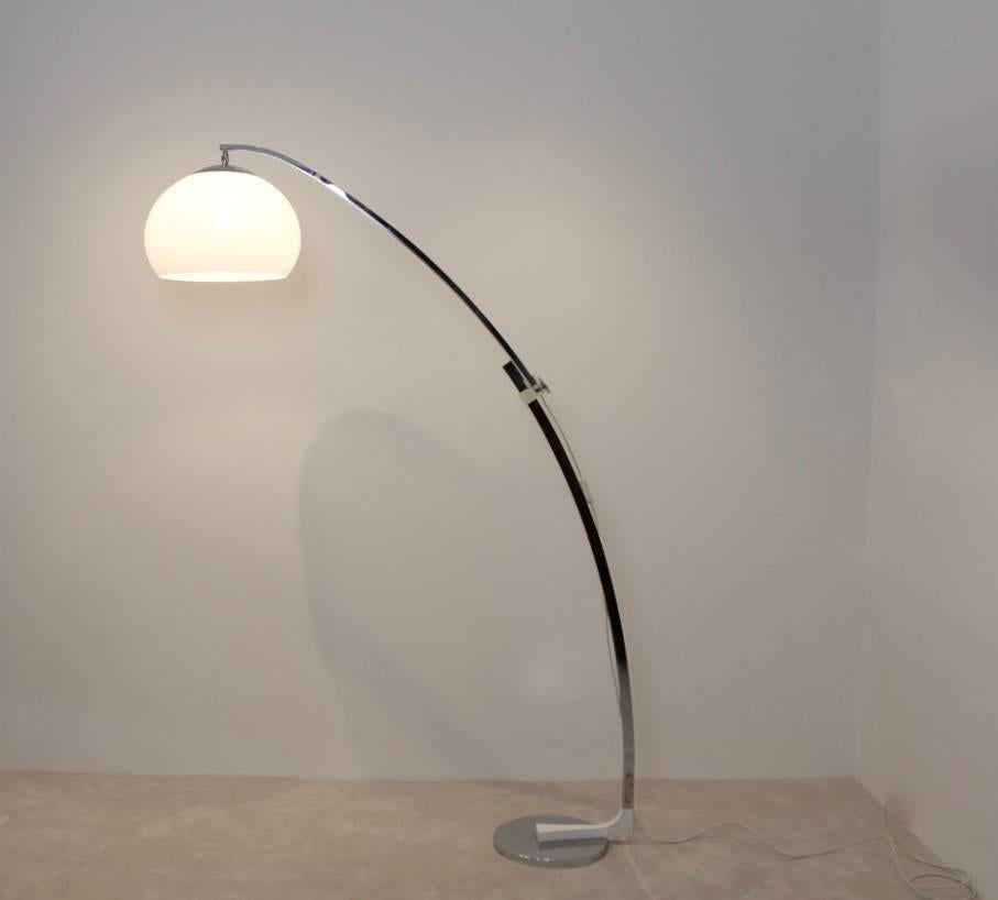 20th Century Goffredo Reggiani Italian Arc Floor Lamp
