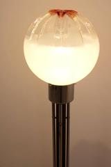 Sublime A.V. Mazzega Glass Floor Lamp, Italy, 1970s