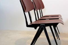 Large Stock of Stunning Stackable Galvanitas S16 Industrial Diner Chairs, 1960s