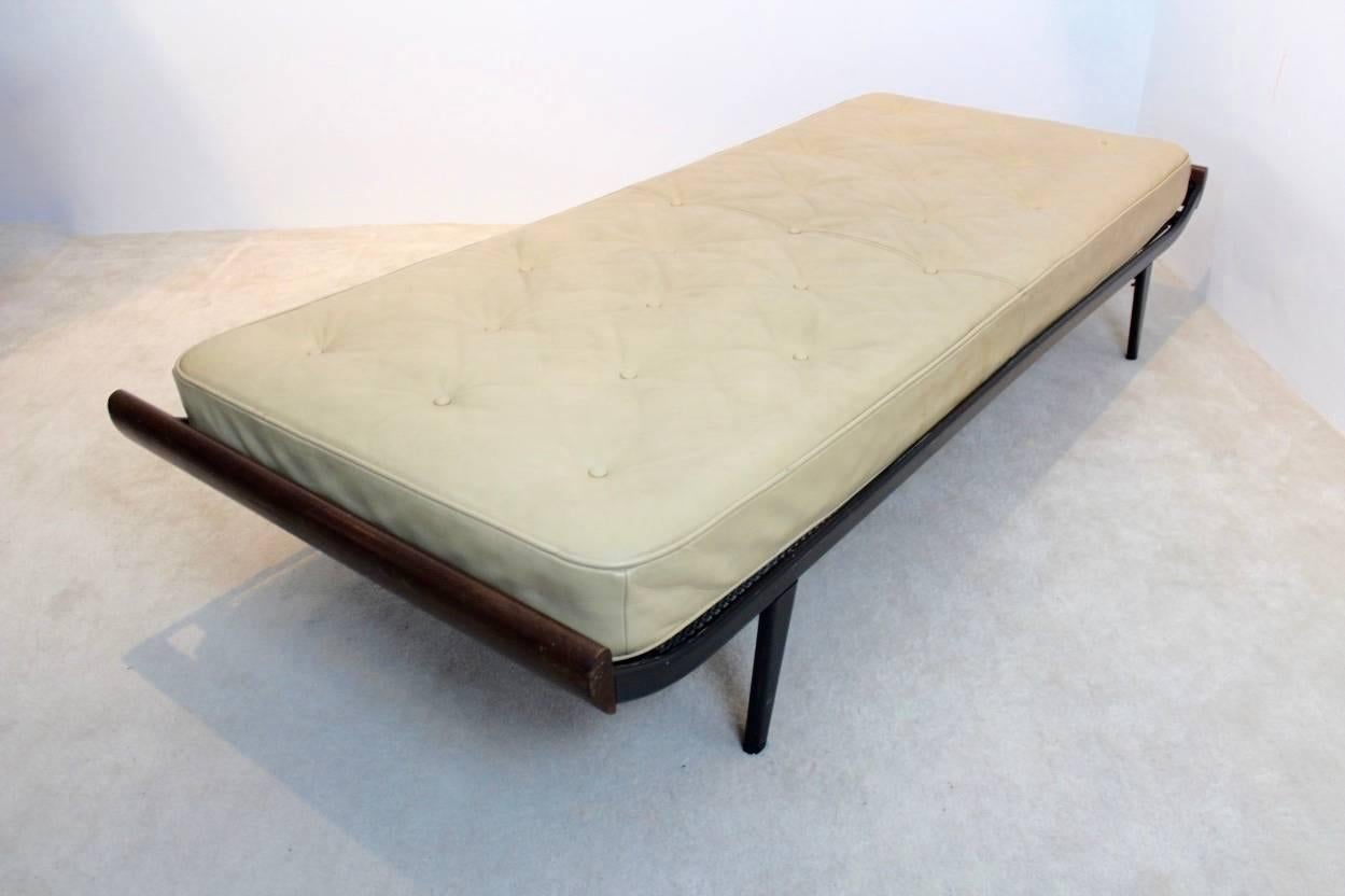 Cleopatra Daybed by Cordemeijer for Auping with Original Leather Mattress 1
