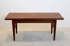 Extendable Kai Kristiansen Elevator Table, Denmark 1960s