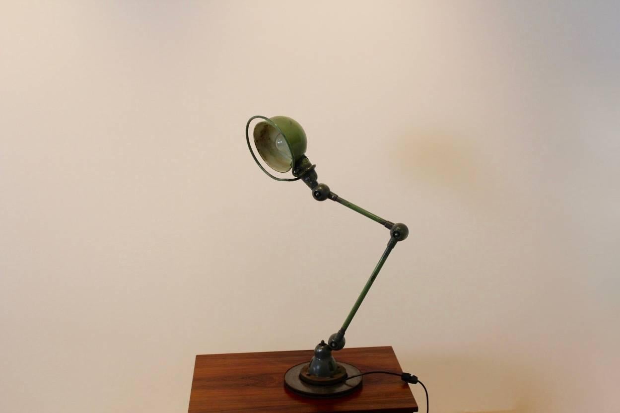 Originally Pair Industrial Lamp for Jieldé by Jean Louis Domecq, 1950s, France 1