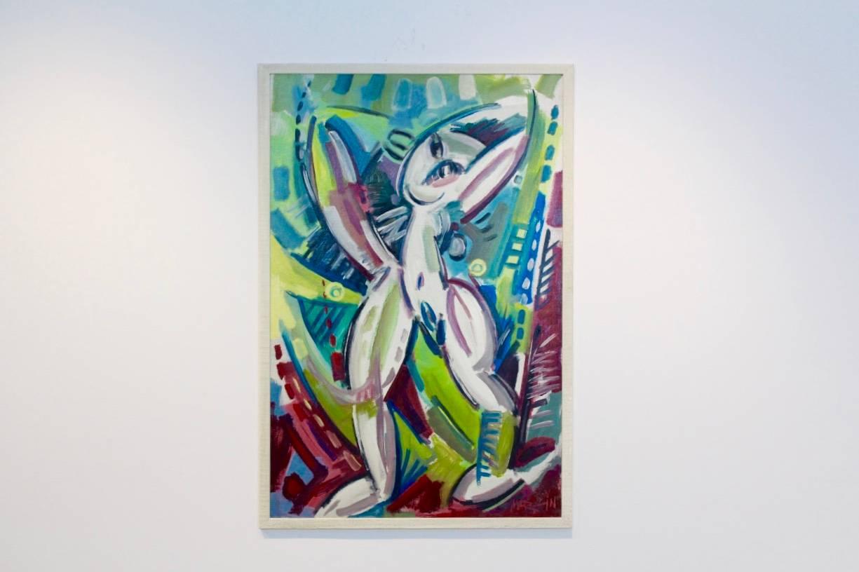 Martin Wollmer, Pintura Moderna Abstracta, Artista Cobra Alemán en venta