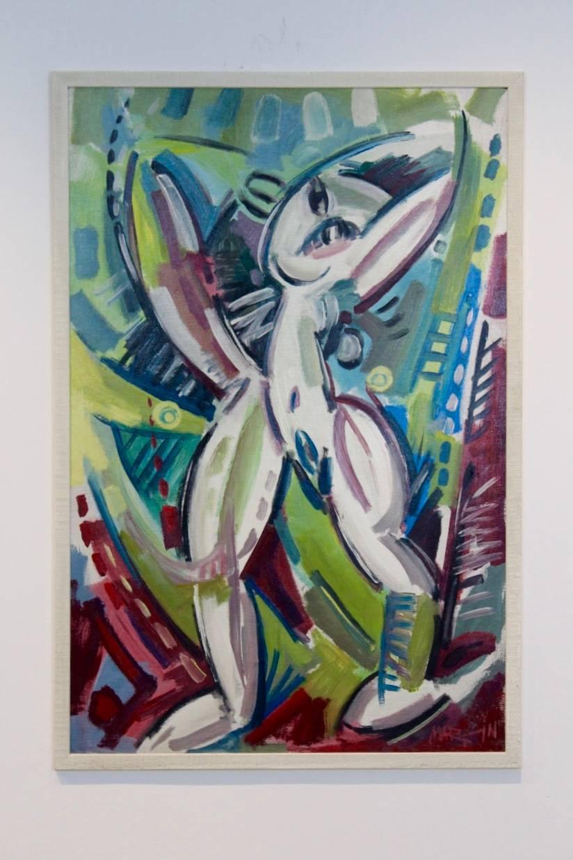 Martin Wollmer, Pintura Moderna Abstracta, Artista Cobra siglo XX en venta