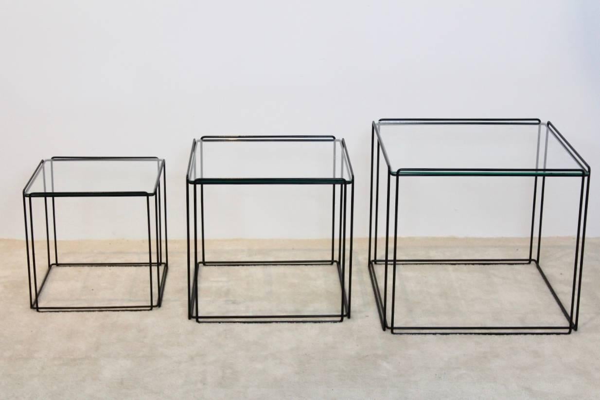 Graphical Isocele Nesting Tables by Max Sauze for Arrow, 1970s 1