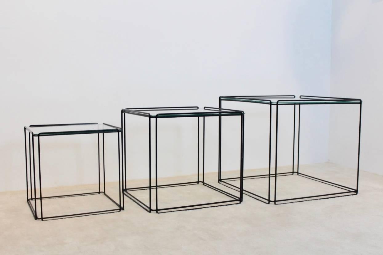 Graphical Isocele Nesting Tables by Max Sauze for Arrow, 1970s 2