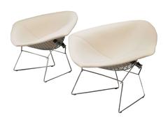 Mid-Century Large Diamond Chairs by Harry Bertoia
