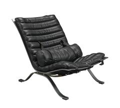 Ari Chair by Arne Norell in Black Leather