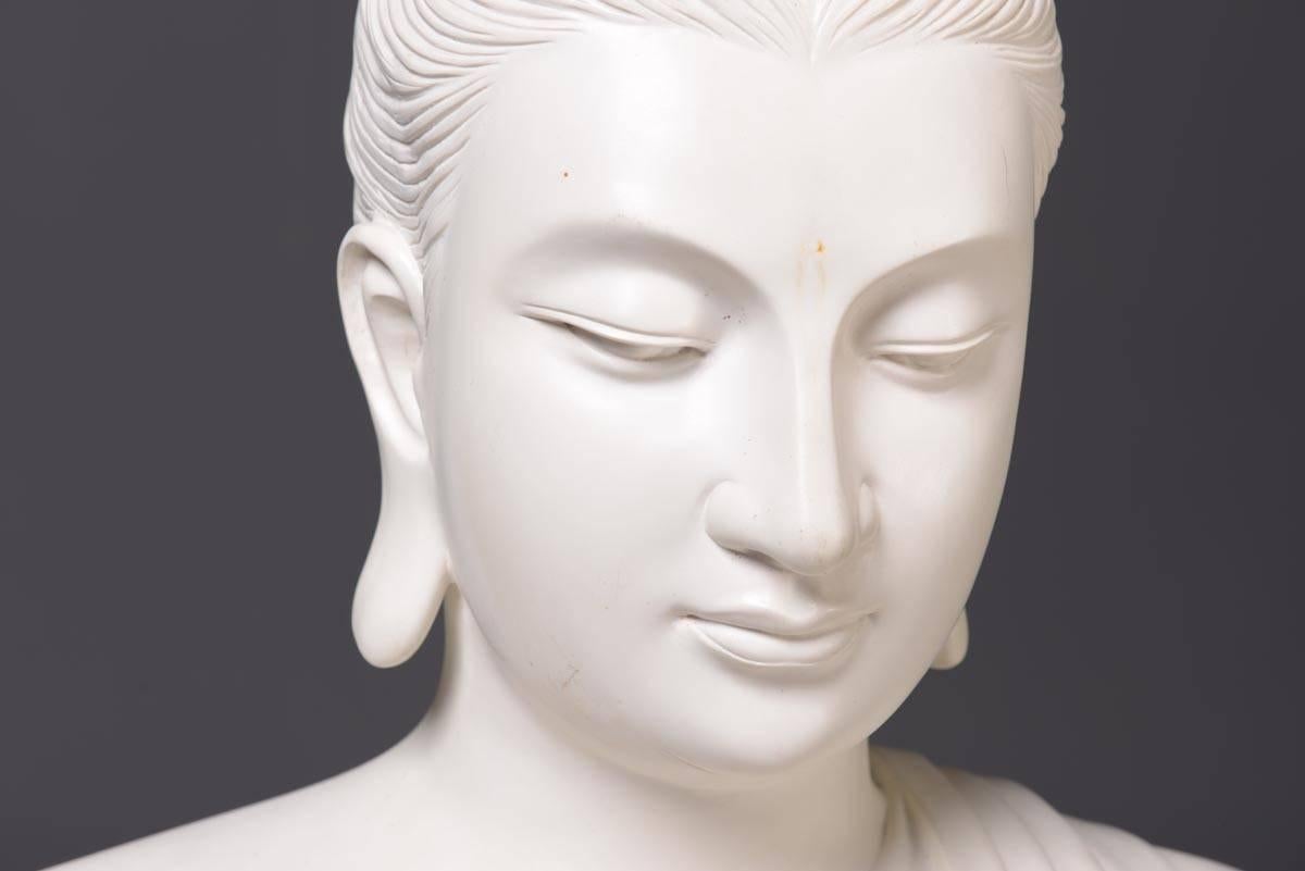 20th Century Buddha Statue, Life Human Size