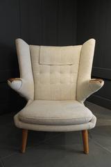 Hans Wegner "Papa Bear" Chair and Footstool