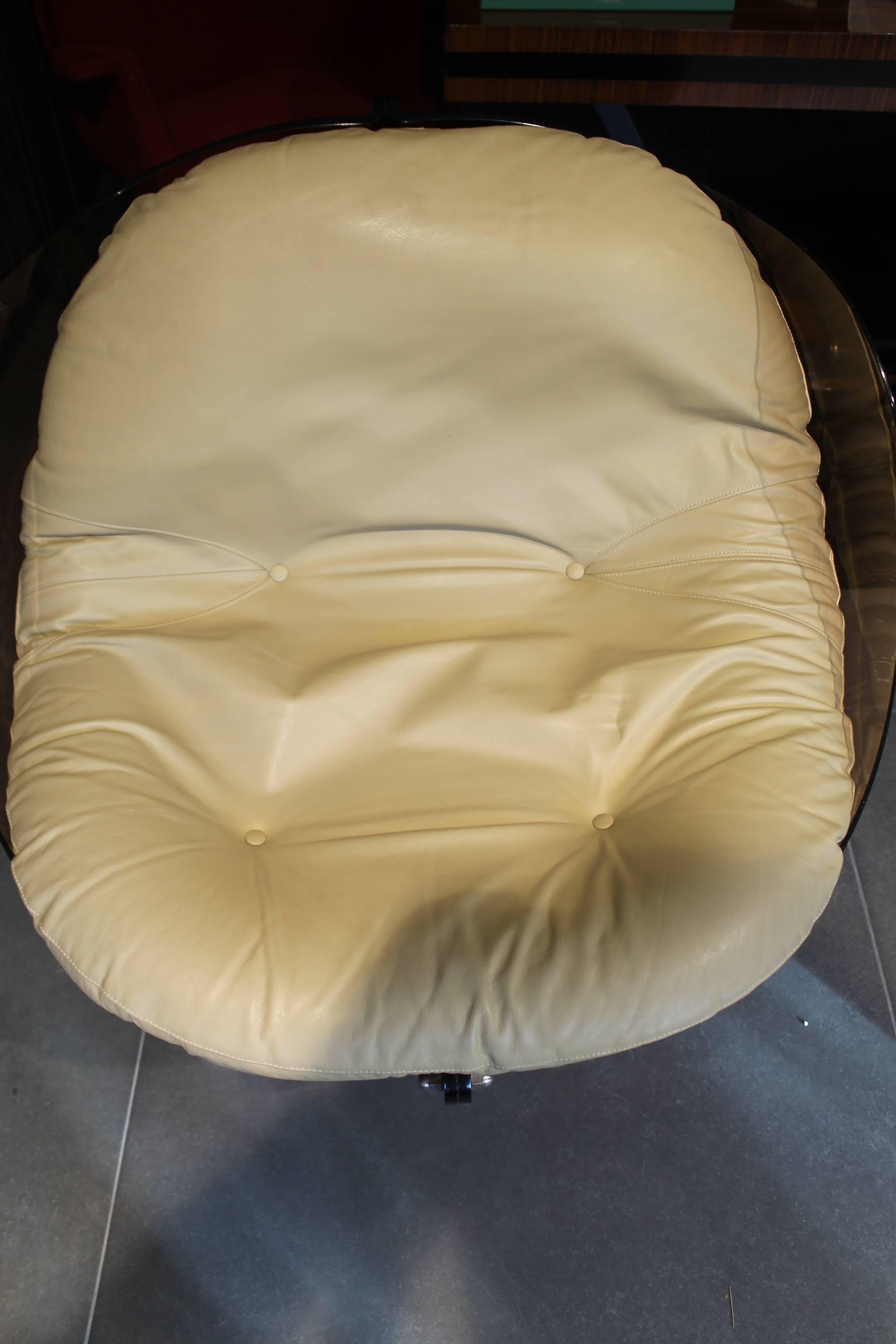 Mid-Century Modern Boris Tabacoff Sphere Armchairs For Sale