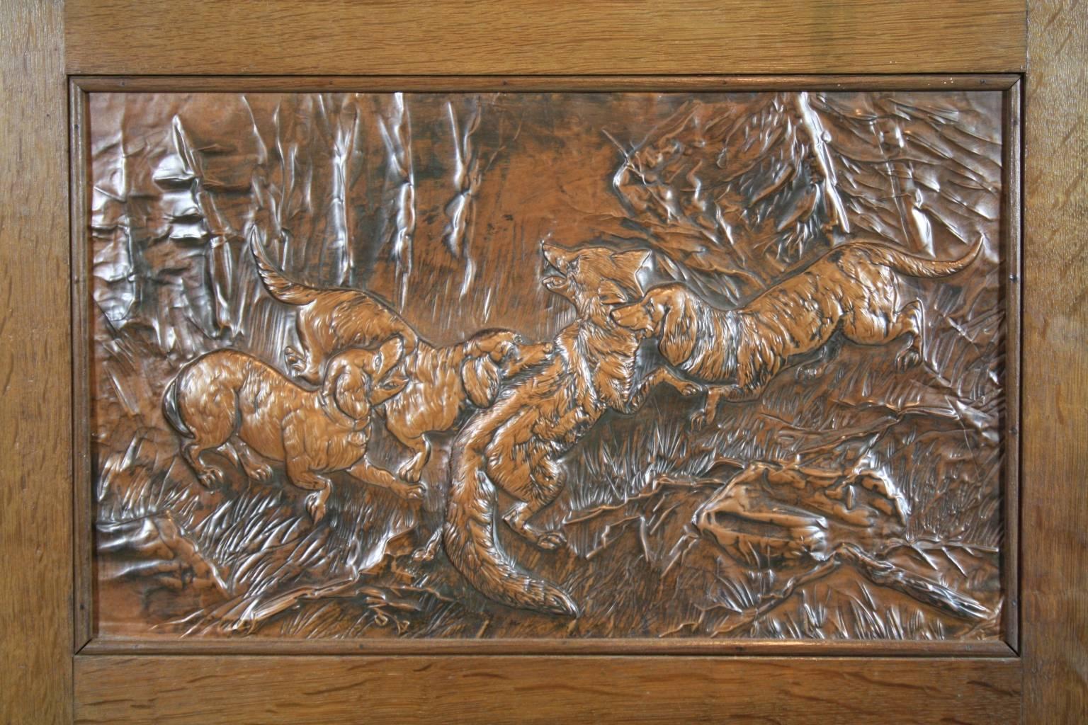 pressed copper art