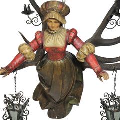 Lusterweibchen Chandelier, circa 1800