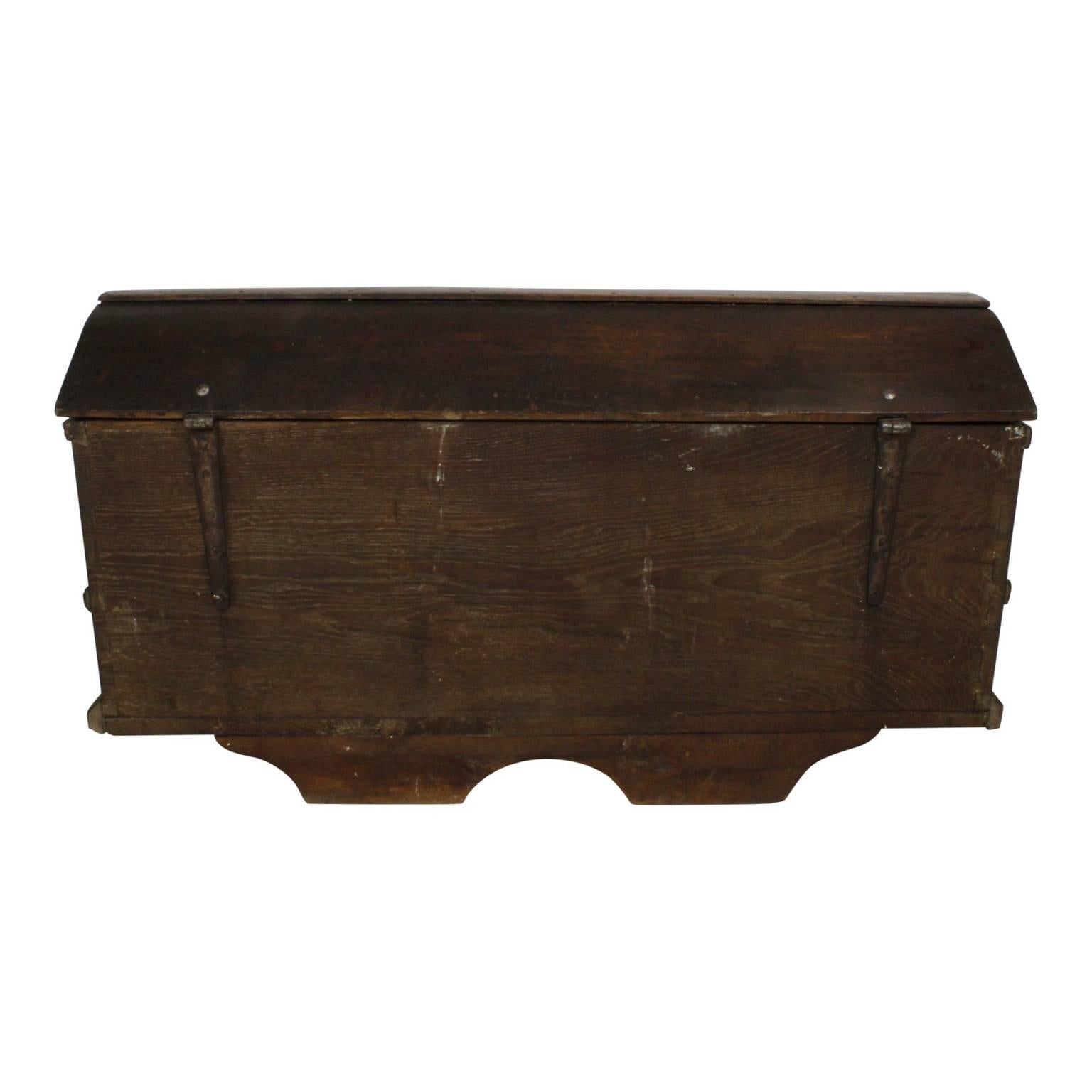 Ferro Baule da dote tedesco, 1870 circa in vendita