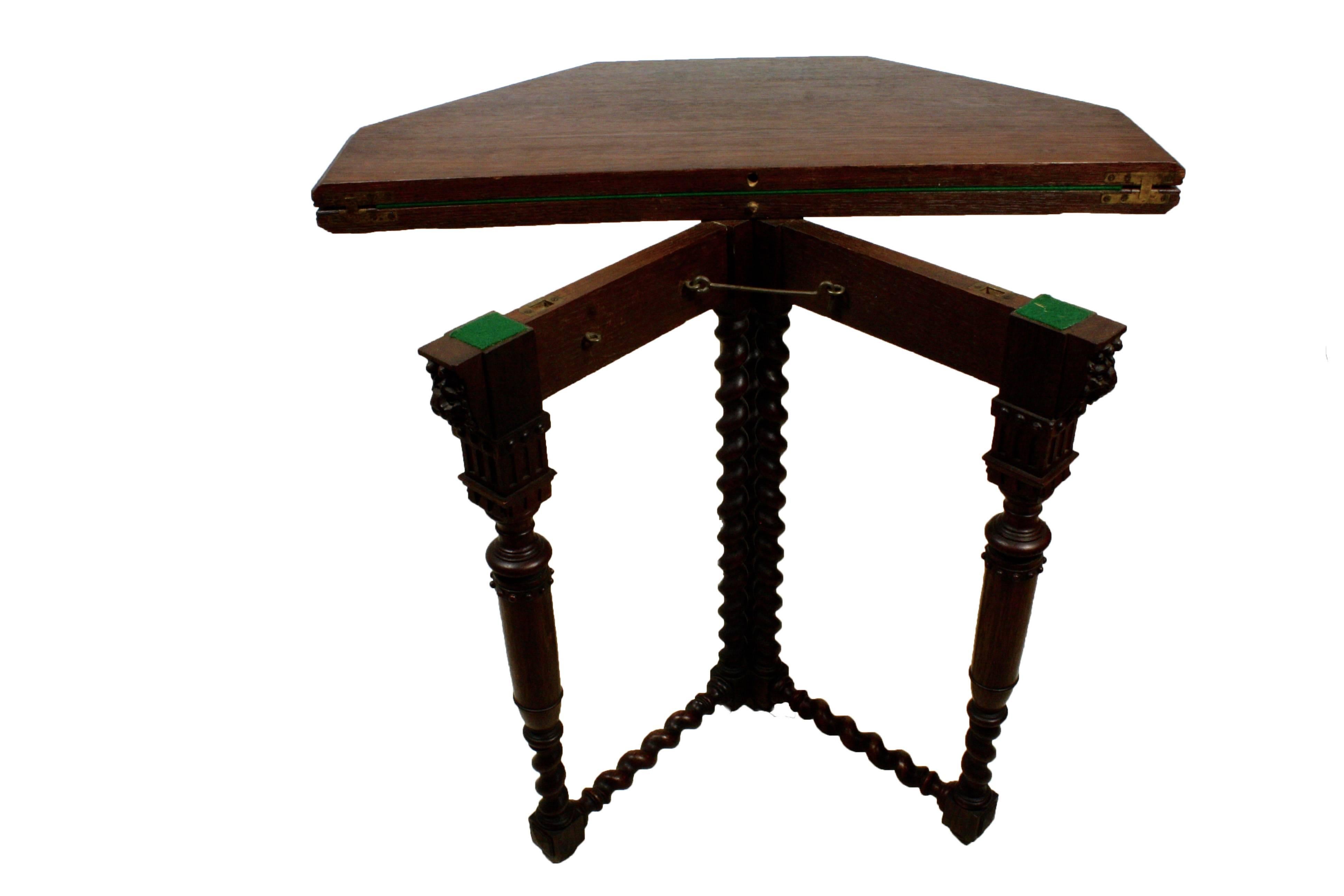 19th Century Dutch Convertible Side Table/Gaming Table, circa 1900