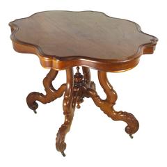 Early 20th Century Dutch Mahogany Occasional Table 1