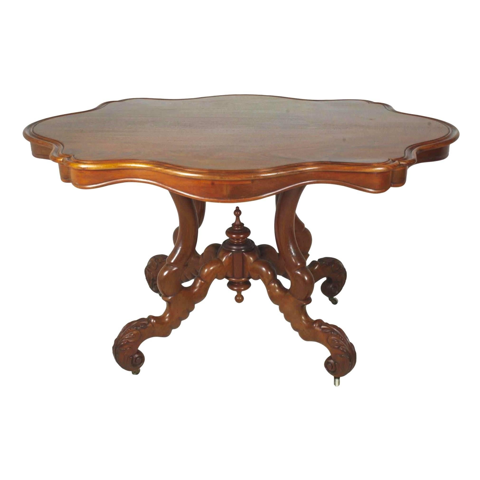Dutch Colonial Early 20th Century Dutch Mahogany Occasional Table For Sale