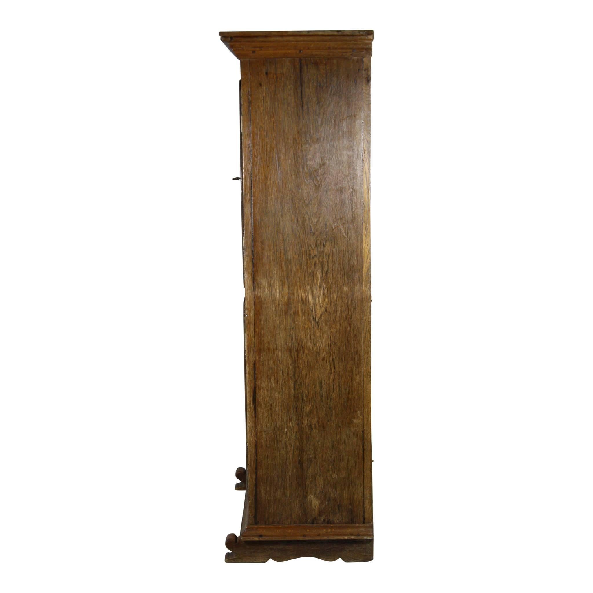 Normandic Two-Door Rustic Cabinet, circa 1865 In Good Condition In Evergreen, CO