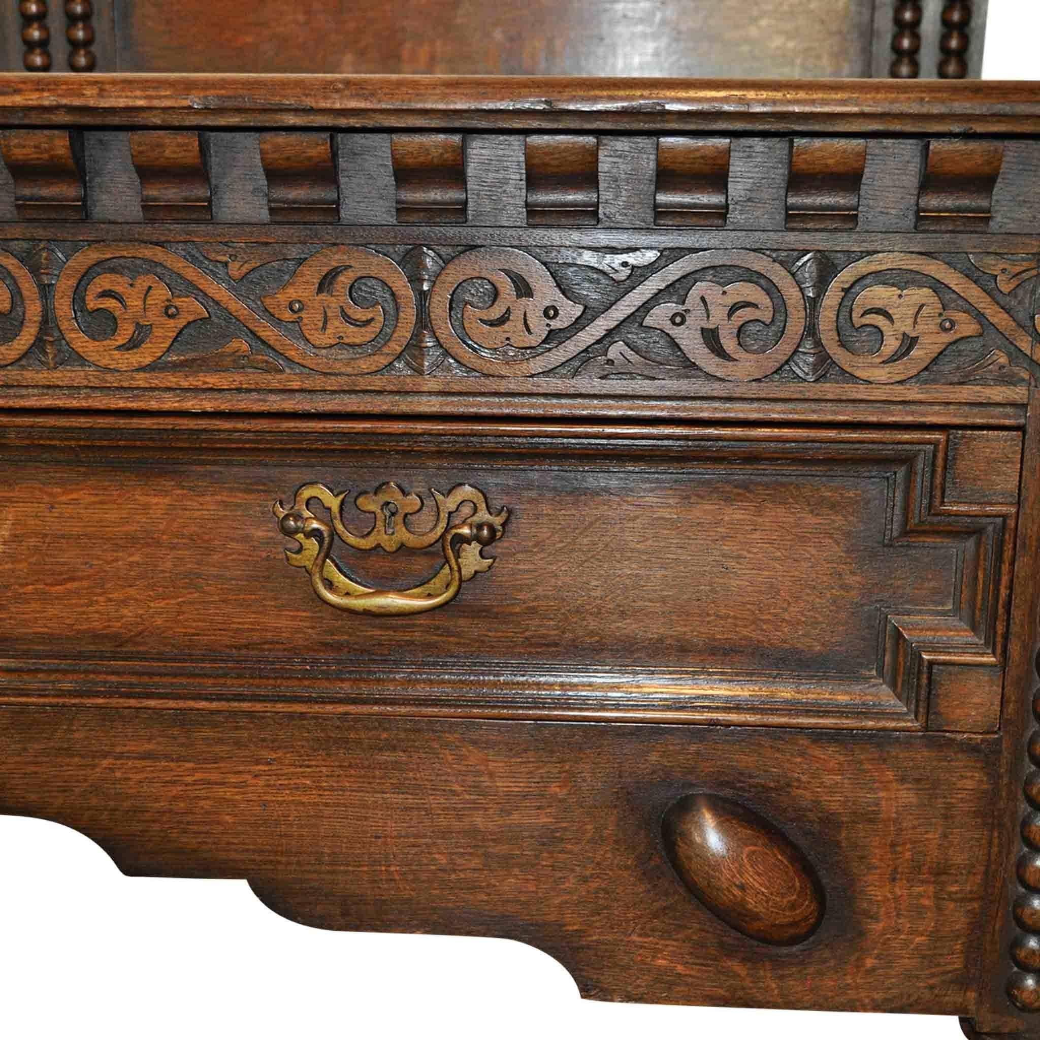 Oak English Arts & Crafts Server, circa 1910