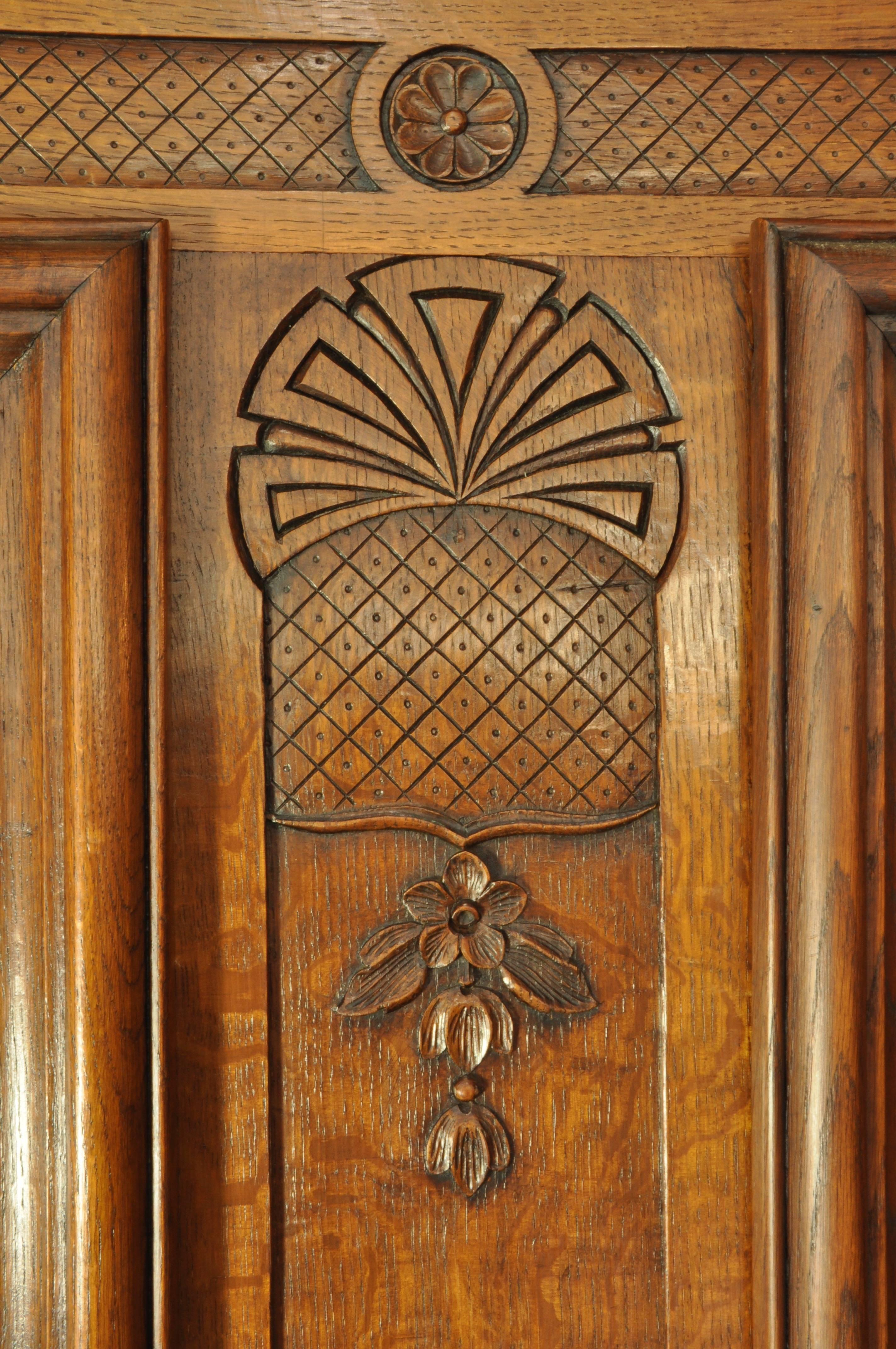 Two-Door Louis XV Style Armoire/Wedding Wardrobe, circa 1900 2