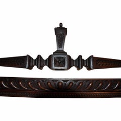 Carved French Cheval Dressing Mirror, circa 1880