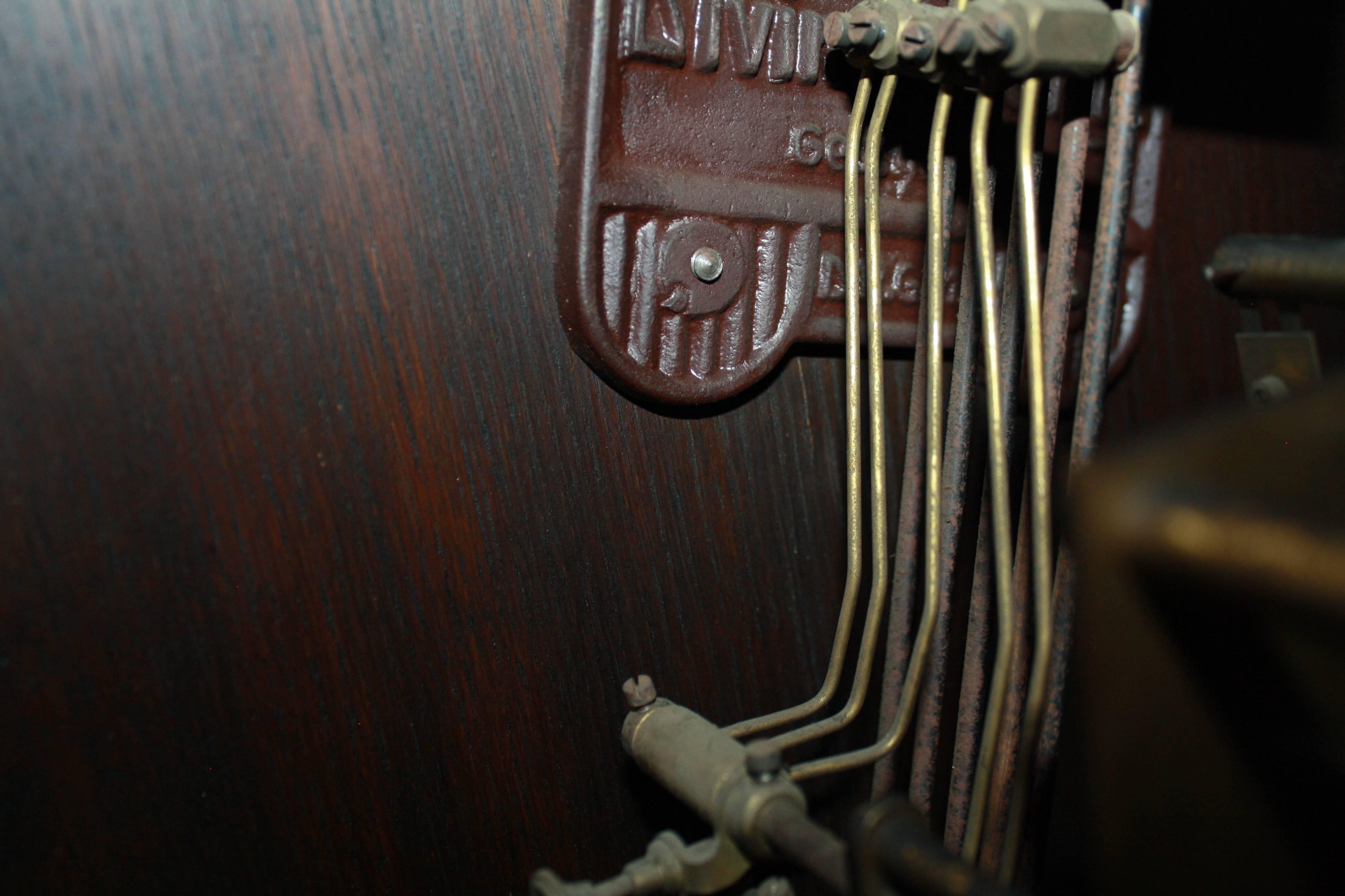 Black Forest Carved Long Case Clock with Bears and Trees, circa 1950 1