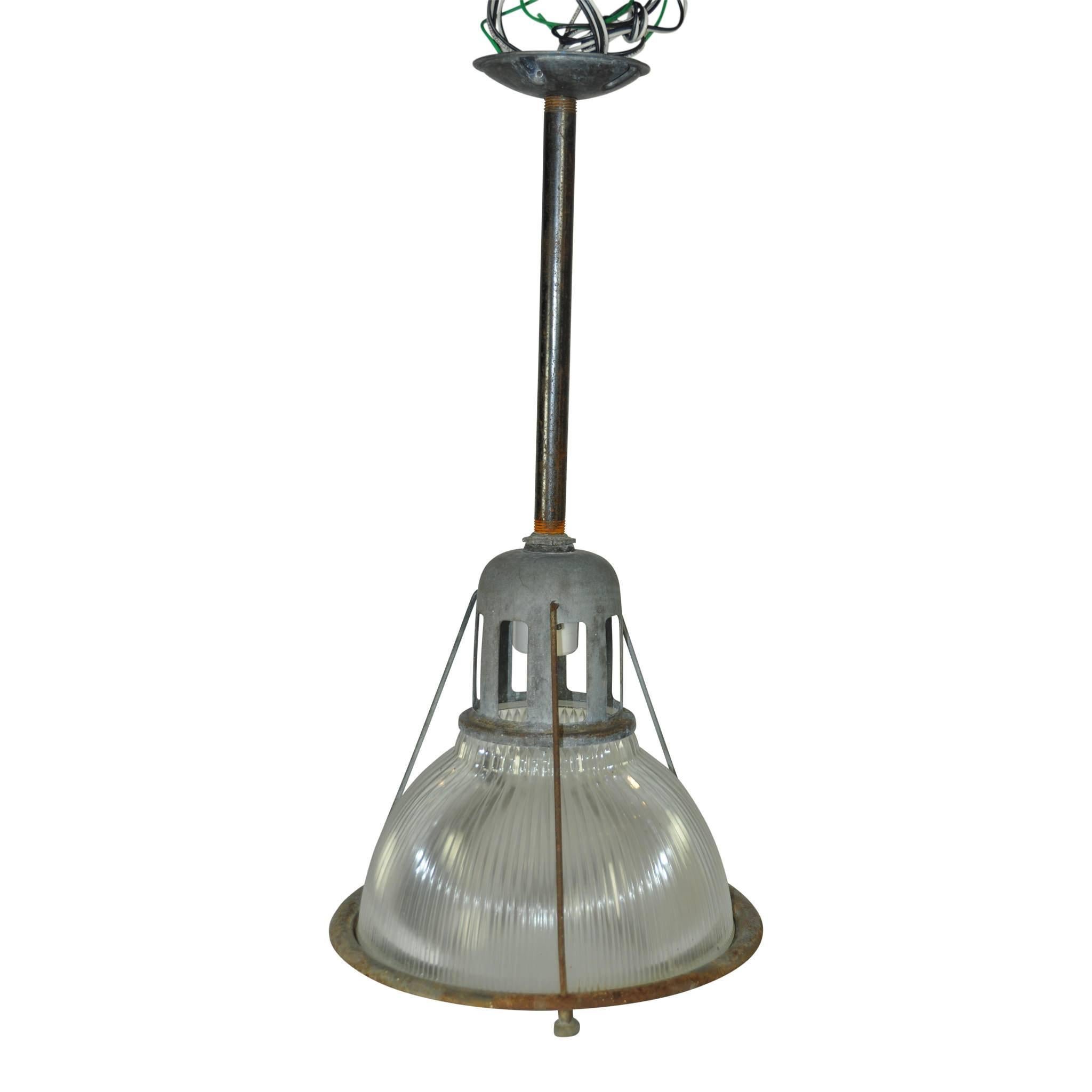 Industrial Holophane Pendant Light