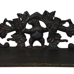 MId 20th Century Black Forest Bear Bench