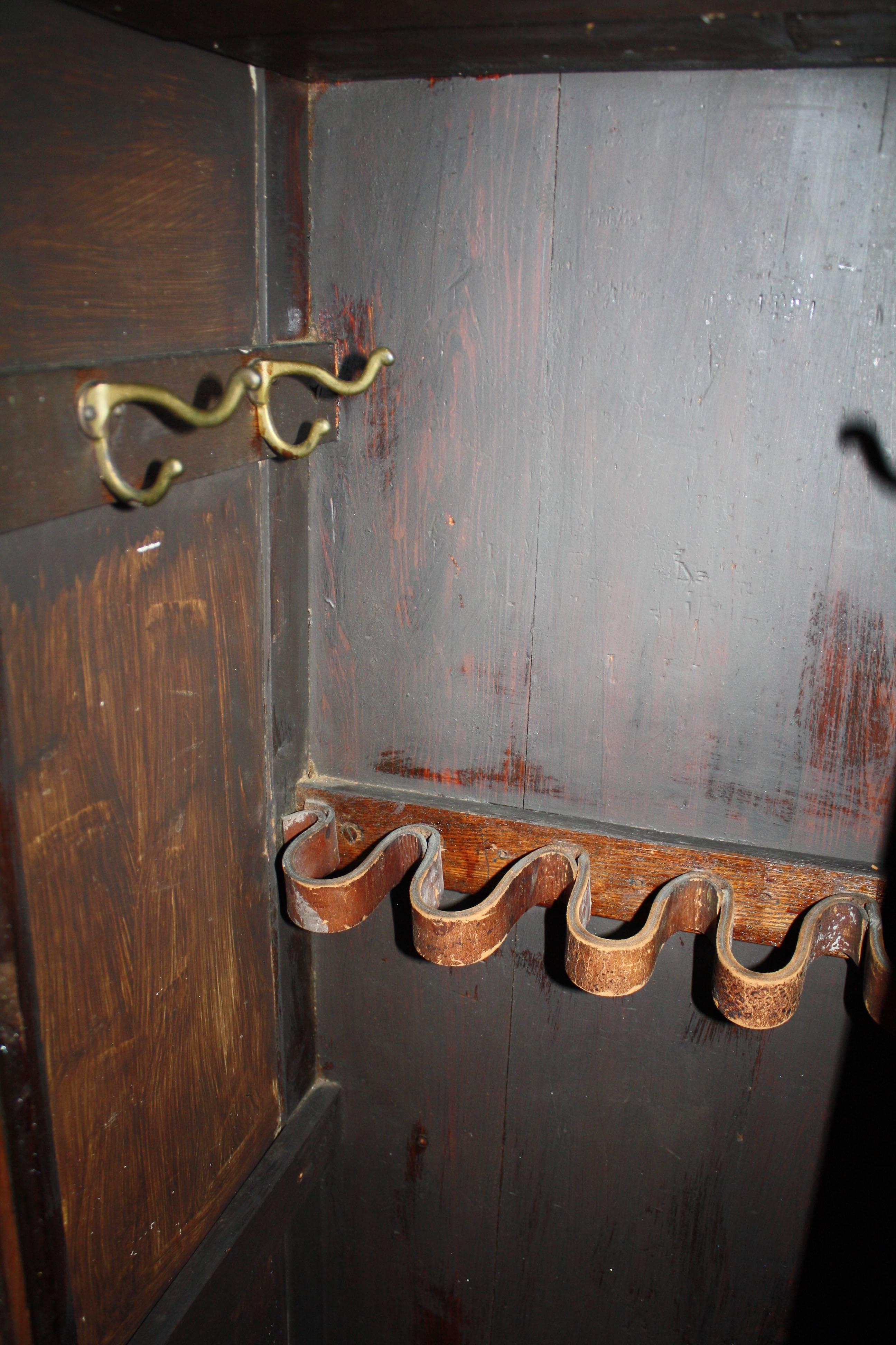 Glass Wooden Sports Locker, circa 1915