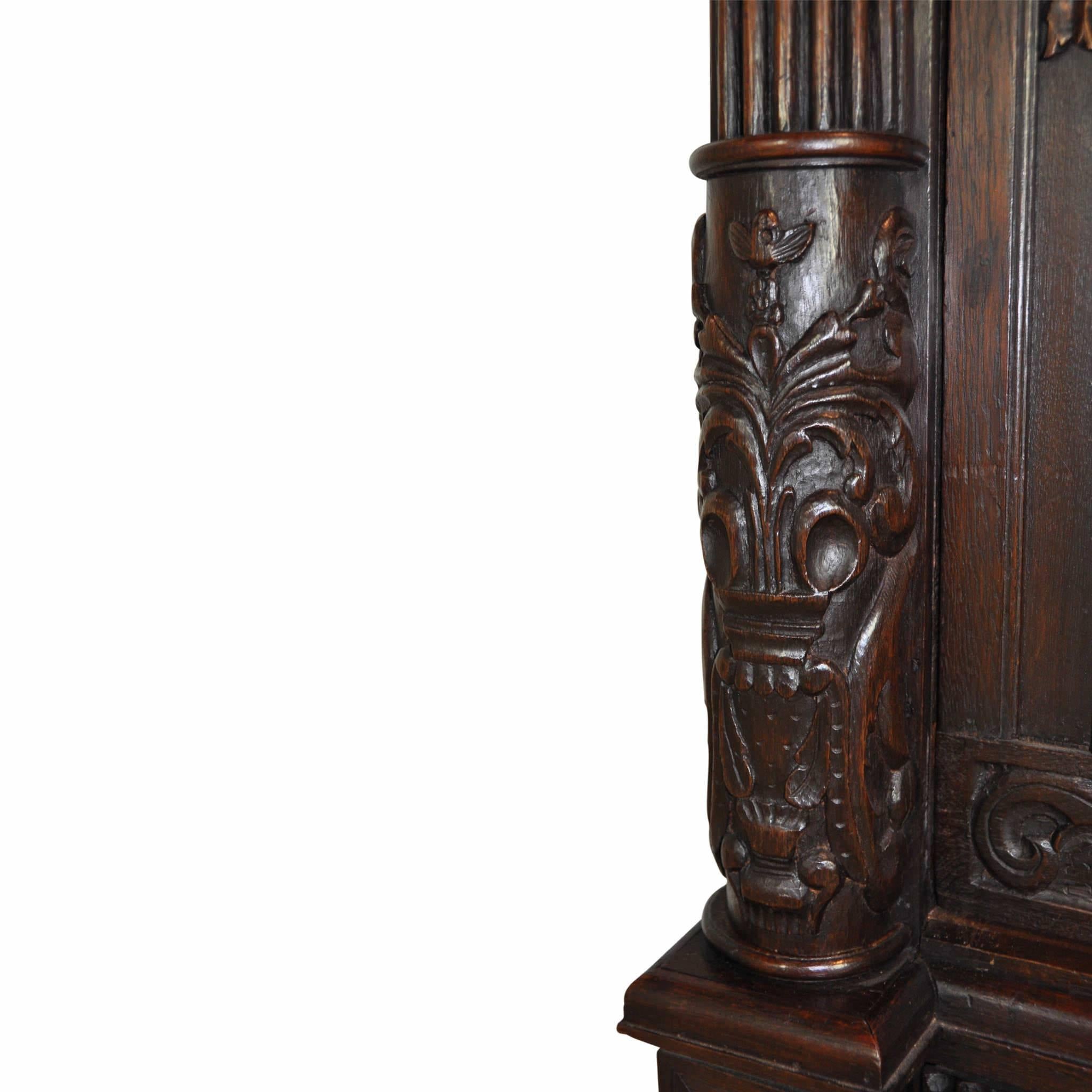 Renaissance Revival Dutch Wedding Cabinet, circa 1880 For Sale