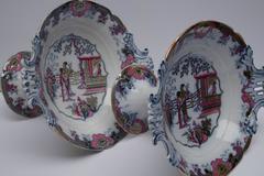 Two Milieu De Table from Boch Freres Keramis