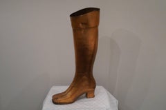 Very Decorative Real Size Copper Boot, England, 1960s