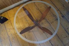 Rare Coffee Table in Gio Ponti Style, Italy, 1950s