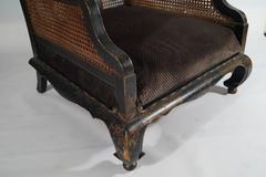 19th Century Hand-Painted Chinese Armchair