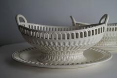 Two Wedgwood Openwork Baskets, 1850s