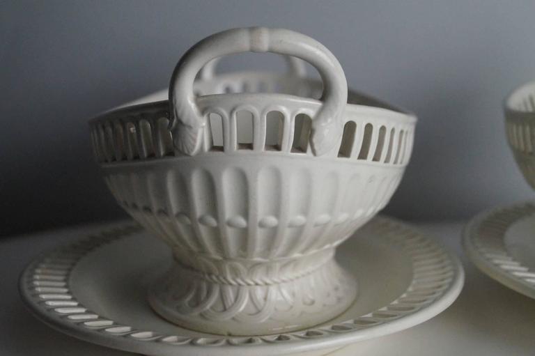 Two Wedgwood Openwork Baskets, 1850s at 1stDibs