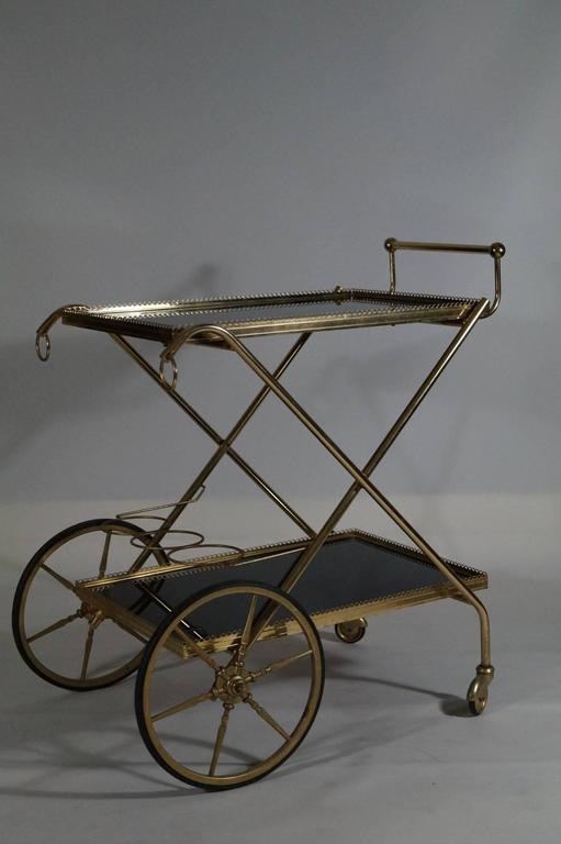 MidCentury Italian Serving Cart For Sale at 1stdibs