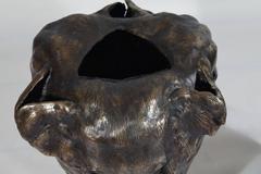 Superbe paire de grands vases éléphants en bronze d'après Pierre-Jules Mene