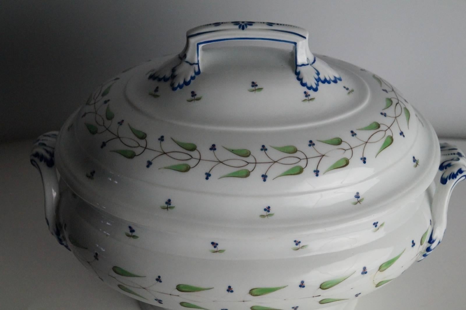 18th Century Niderveller Tureen with Under Plate, 1790s