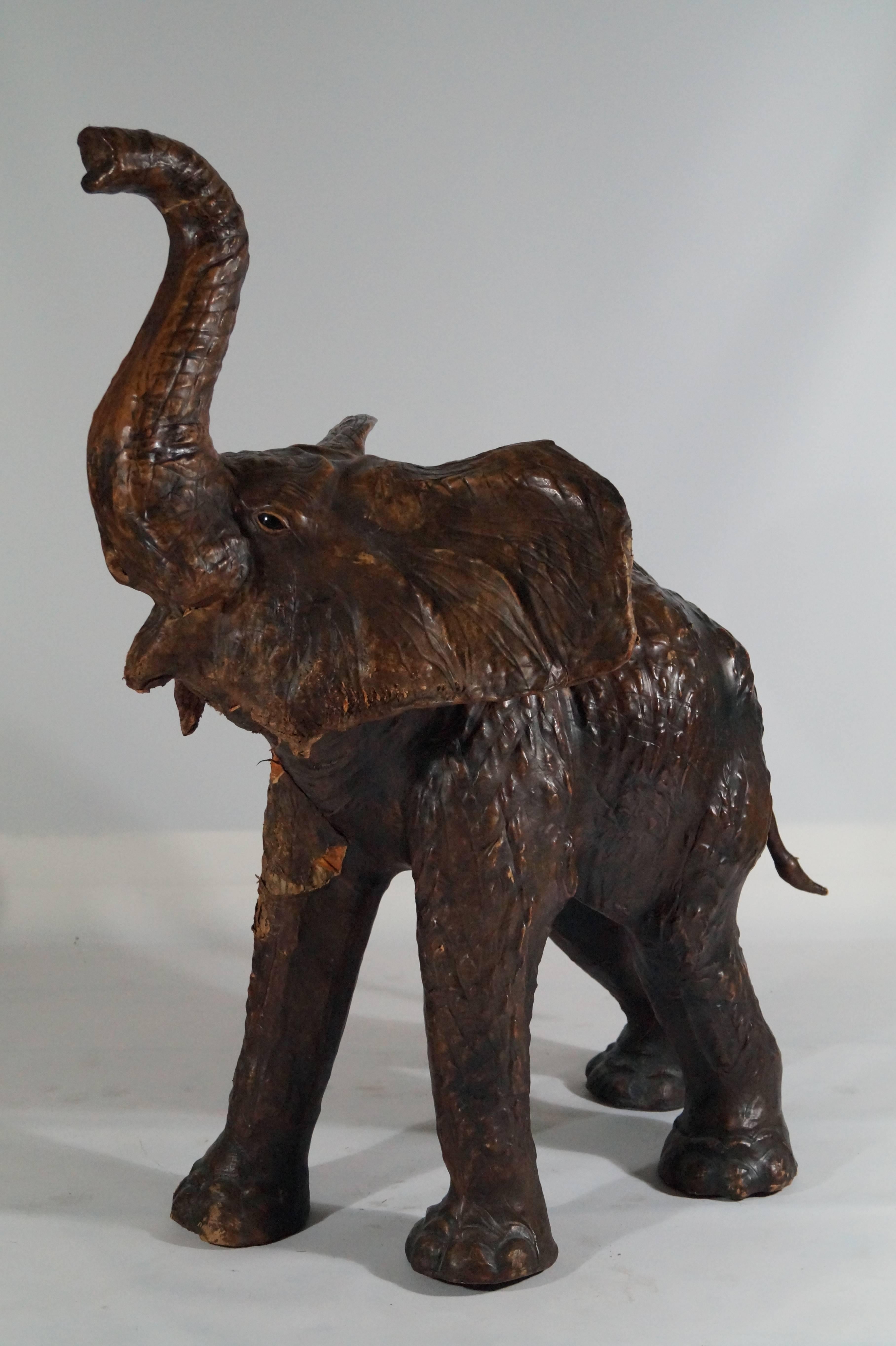 large leather elephant